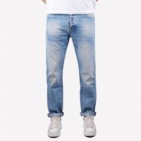 Jeans uomo Tela fissa Pantalone colorazione chiara Dresserd