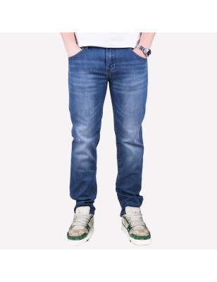 Jeans Uomo semi slim fit modello elasticizzato