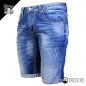 Jeans corto bermuda elasticizzato