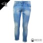 Jeans Uomo Slim Fit colorazione chiara, pantaloni gamba stretta Dresserd