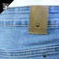 Jeans Uomo Denim Colore Chiaro Strappi alle ginocchia Slim Fit Pantalone elasticizzato Gamba Stretta Dresserd