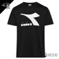 T-Shirt uomo DIADORA ss Big Logo 100% Cotone, Maglietta Girocollo Dresserd