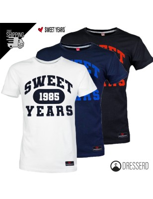 T-Shirt Uomo Sweet Years Maglia Girocollo Regular Fit Magliette mezza manica Dresserd
