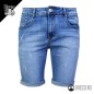 Bermuda Jeans Corto Dresserd Modello 5 tasche Pantalone Denim Elasticizzato