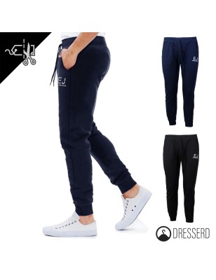 Pantalone Tuta con Polsino EMPORIO Jeans Pantaloni Cotone leggero Regular Fit Sport Fitness Dresserd