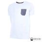 T-Shirt Uomo Taschino in lino Tinta unita maglia mezza manica Dresserd