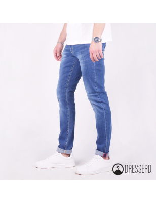 Jeans Uomo Coveri Moving Pantalone lungo Semi slim fit Colorazione Scura Dresserd