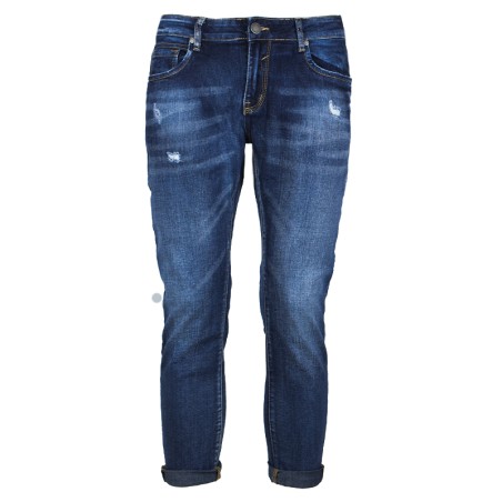 Pantalone Jeans Uomo Dresserd Gamba stretta Colorazione Scura